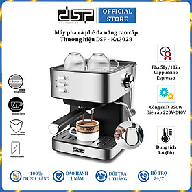 Mua Máy pha cà phê đa năng thương hiệu cao cấp DSP KA3028 - Công suất: 850W - Kích thước: 21.5x25x28.8cm - Hàng Nhập Khẩu