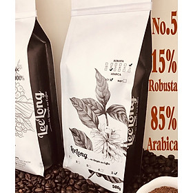 cafe LeeLong5 gu dịu (15 Robusta / 85 Arabica)