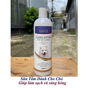 Sữa tắm cho Chó Mèo Sentee Chai 500ml Giúp làm mượt lông, Khử mùi hôi, Nuôi dưỡng da lông, Kháng khuẩn, Chống ngứa