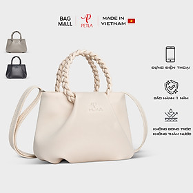 Túi đeo chéo nữ mini cầm tay quai đan LN11