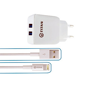 Mua Combo Sạc 2 Cổng Chân Ios TITAN - SL11 hàng chính hãng