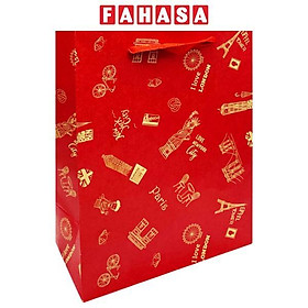 Túi Đựng Quà Kraft Dạng Đứng - Size L - Linh Lan - Mẫu 18