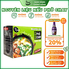 Nguyên Liệu Nấu Phở Chay Hoàn Chỉnh Vipep 185G