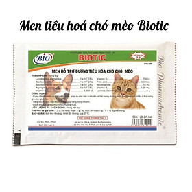 men tiêu hóa biotic cho chó mèo thú cưng