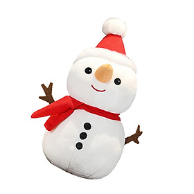 Christmas Plush Toys Snowman Plush Doll Stuffed Animal Snowman Plush Toy for Boy Girls Xmas Decorations Home, Office, Car Ornament