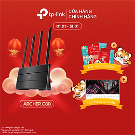 Bộ Phát Wifi TP-Link Archer C80 Băng Tần Kép MU-MIMO AC1900 - Hàng Chính Hãng