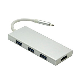 7 in 1 Type C to  Hub Charging Card Reader USB 3.0  TF Adapter