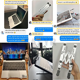 Mua Giá Đỡ dành Cho Laptop Aluminium 100% Hợp Kim Nhôm Siêu Cứng Cáp & Nhỏ Gọn  Tặng Kèm Túi Giá Đỡ