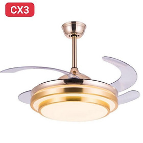 ĐÈN QUẠT CÁNH CỤP XÒE 3 cách thức đèn LED chiếu sáng VÀ 3 vận tốc GIÓ năng suất 90W RẤT MÁT