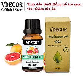 Tinh dầu thiên nhiên 10ml VDECOR nhập khẩu từ các nước hàng đầu về tinh dầu Ấn Độ, Pháp, Sing...-10ml