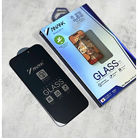 Kính cường lực chống nhìn trộm dành cho iPhone 16, iPhone 16 Pro, iPhone 16 Plus, iPhone 16 Pro Max hiệu ANANK Privacy chống vỡ, chống xước cao cấp - Hàng chính hãng - iPhone 16