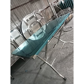 BÀN ĂN INOX. kt 130 x 80 cm