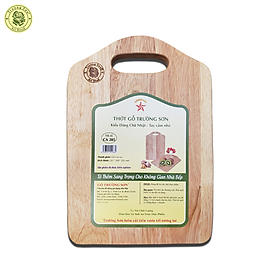 Mua Thớt Gỗ Cao Su Kiểu Dáng Chữ Nhật Nhỏ CA 285 ( 28.5 x 20 x 2 cm ) - Đồ Dùng Nhà Bếp Thương Hiệu Trường Sơn