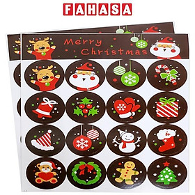 Bộ 32 Sticker Giáng Sinh - Vinacraft