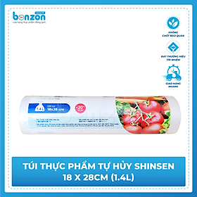 Túi thực phẩm tự hủy Shinsen 18x28cm 1.4L