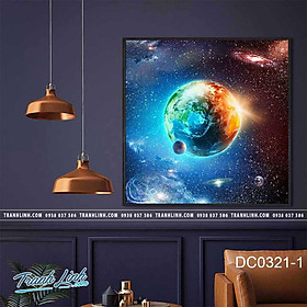 Mua Bộ tranh canvas treo tường trang trí phòng khách phong cách bắc âu