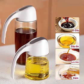 Bình Đựng Dầu Ăn Gia Vị Thủy Tinh 300ml DRU- Hàng Chính Hãng