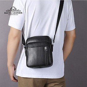 Túi đeo chéo nam mini da bò cao cấp BAOHA LEATHER BHM5801