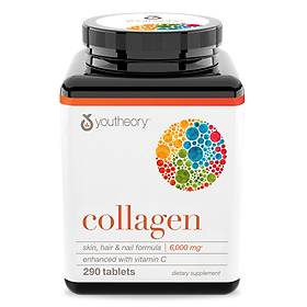 Collagen+Biotin Youtheory Mỹ (Collagen Type 1-2-3) - QuaTangMe Extaste
