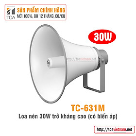 Loa nén, loa phóng thanh phường xã 30W trở kháng cao: TOA TC-631M - Hàng chính hãng