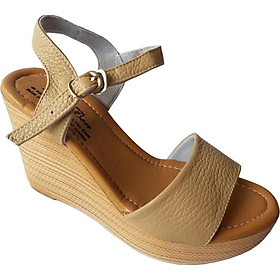 Giày Sandal Đê Xuồng Nữ BIGGBEN Da Bò Thật SDX05