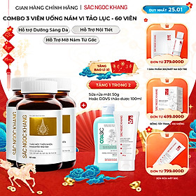 Combo 3 Hộp Sắc Ngọc Khang Vi tảo lục làm mờ sạm nám hiệu quả