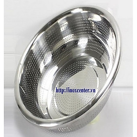 Mua RÁ INOX 201 CAO CẤP SIZE VỪA - ĐƯỜNG KÍNH LỖ 2MM - RÁ VO GẠO