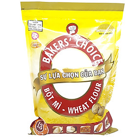 Bột mì Baker Choice số 13 loại 1kg, Bột mì làm bánh mỳ, Bột làm bánh chuyên dụng để làm các loại bánh mì vỏ cứng, giòn