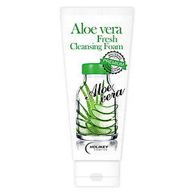 Hình ảnh Sữa Rửa Mặt Lô Hội Làm Trắng- Cấp Ẩm Holikey Aloe Vera Fresh Cleansing Foam