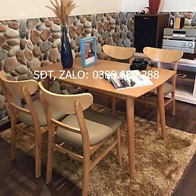 (Freeship) Bộ bàn ăn 4 ghế