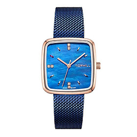ĐỒNG HỒ TOPHILL TS021L.SA387 Đồng hồ nữ dây lưới và vỏ thép không gỉ 316L, máy pin, kính sapphire