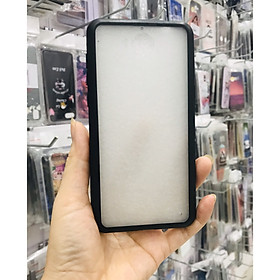 Ốp Lưng Dành cho VIVO dẻo Viền Đen TPU bề mặt nhám chống vân tay