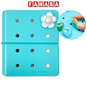 Sổ Còng Mini 80 Trang Kèm Charm Tone Patel - Sworld ST6195-BU - Blue
