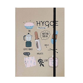 Sổ Tay Crabit HYGGE Màu Nâu – Dotgrid (20.8 x 14.5 cm) - 180 Trang