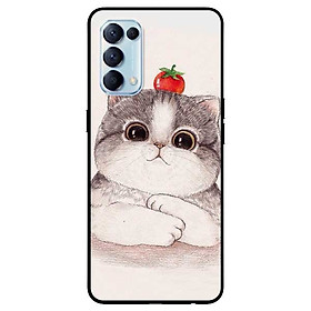 Ốp lưng dành cho Oppo Reno 5 mẫu Mèo Và Cà