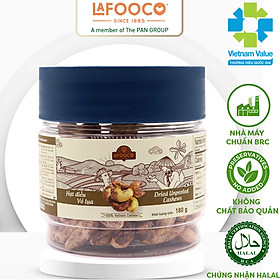 LAFOOCO Hạt Điều Vỏ Lụa hủ 180g