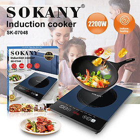 Mua Bếp điện từ CẢM ỨNG SOKANY SK-07048 công suất 2200W  bếp từ đơn đa năng với 8 chế độ nấu - HÀNG CHÍNH HÃNG - DELIYA