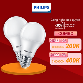 Bóng đèn PHILIPS LED BULB đôi A60 - Công suất (7W, 9W, 11W)