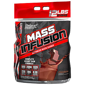 Thực phẩm bổ sung Mass Infusion Chocolate Nutrex 5.45kg Hổ trợ tăng cân