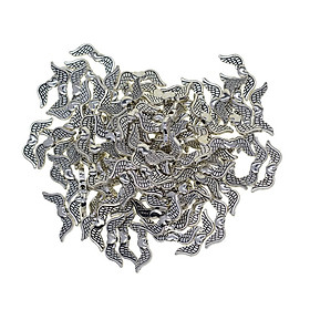 100x  Wing Spacer Beads for Bracelets Necklace Jewelry Making