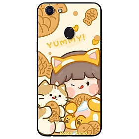 Ốp lưng dành cho Oppo F1s - A83 - Oppo F5 ( F5 Youth ) - F7 mẫu Cô Gái Ăn Kem