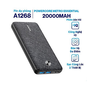 Pin sạc dự phòng ANKER PowerCore Metro Essential 20000mAh - A1268