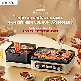 Mua Nồi lẩu nướng đa năng Bear GR-5H22R83 Hàng chính hãng
