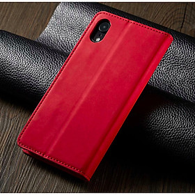 Hình ảnh Bao da bò non dạng ví hãng Greencase dành cho iPhone XR - Hàng nhập khẩu