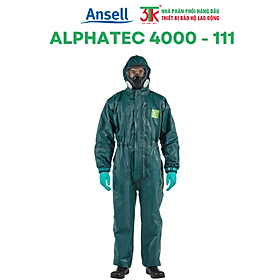 Bộ quần áo bảo hộ Ansell ALPHATEC 4000 chống hoá chất