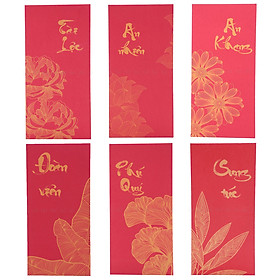 Set 6 bao Lì Xì Tài Lộc - Đoàn Viên - An Khang