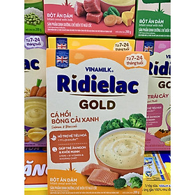 Bột Ăn Dặm Vinamilk Ridielac Cá Hồi Bông Cải Xanh (200g)