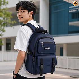 Balo học sinh chống nước cao cấp Xbags Dark Blue – Balo học sinh đa năng đi học, đi làm, du lịch tiện lợi, phong cách thanh lịch hiện đại XB 3202!
