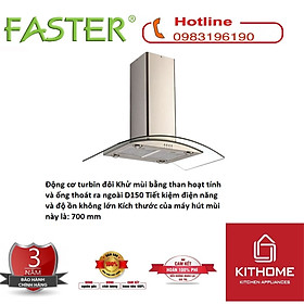 Mua Máy Hút Mùi Faster FS 3388 C1 -70 - Hàng Chính Hãng