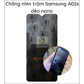 Dán cường lực chống nhìn trộm cho Samsung A02s dẻo nano